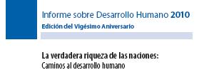 Informe sobre Desarrollo Humano 2010