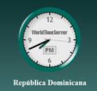República Dominicana . Reloj Atómico - Horario en el Mundo